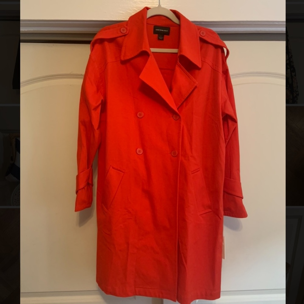 Something Navy Oversized Trench